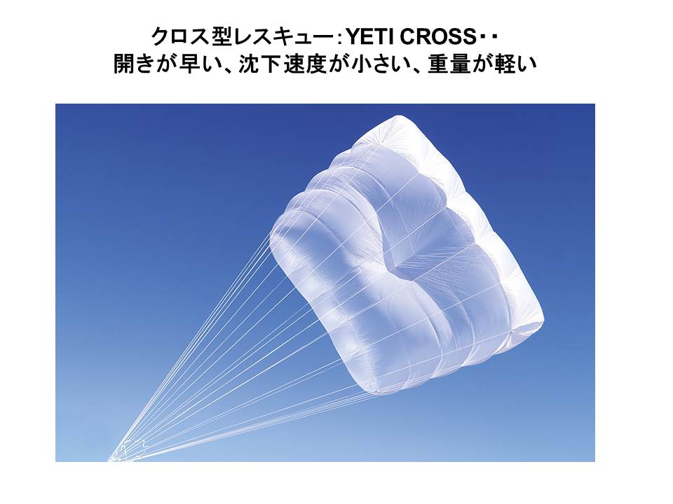 10月18日、緊急パラシュート、クロスレスキューの考察 10月18日、緊急パラシュート、クロスレスキューの考察