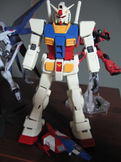 Pg Rx 78 2 ガンダム制作中30 完成 がんぷらぷら ガンプラ製作日記