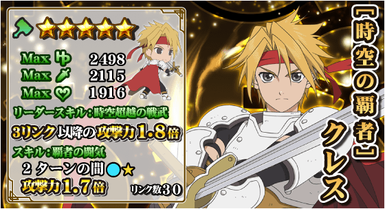 テイルズオブリンク 描きおろしルドガー クレス レイヴン ヒスイ等追加 クレスかっけえええええ ﾟ ﾟ みるくぎゅうにゅう