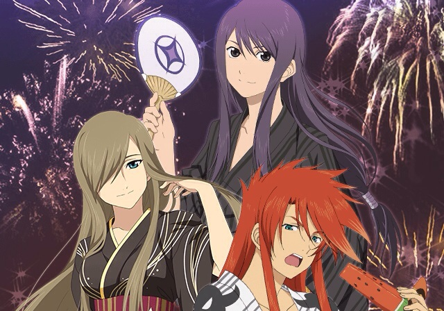 テイルズオブリンク 描きおろし浴衣衣装のユーリ ルーク ティア公開 他描きおろしのジェイとしいなも追加されたぞm9っ W みるくぎゅうにゅう