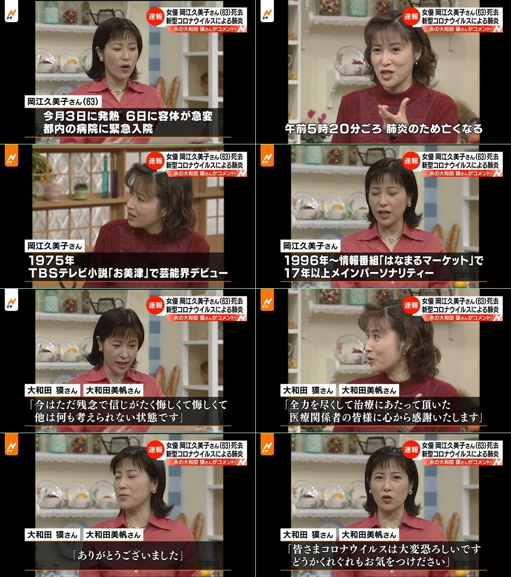 疾患 岡江 久美子 基礎