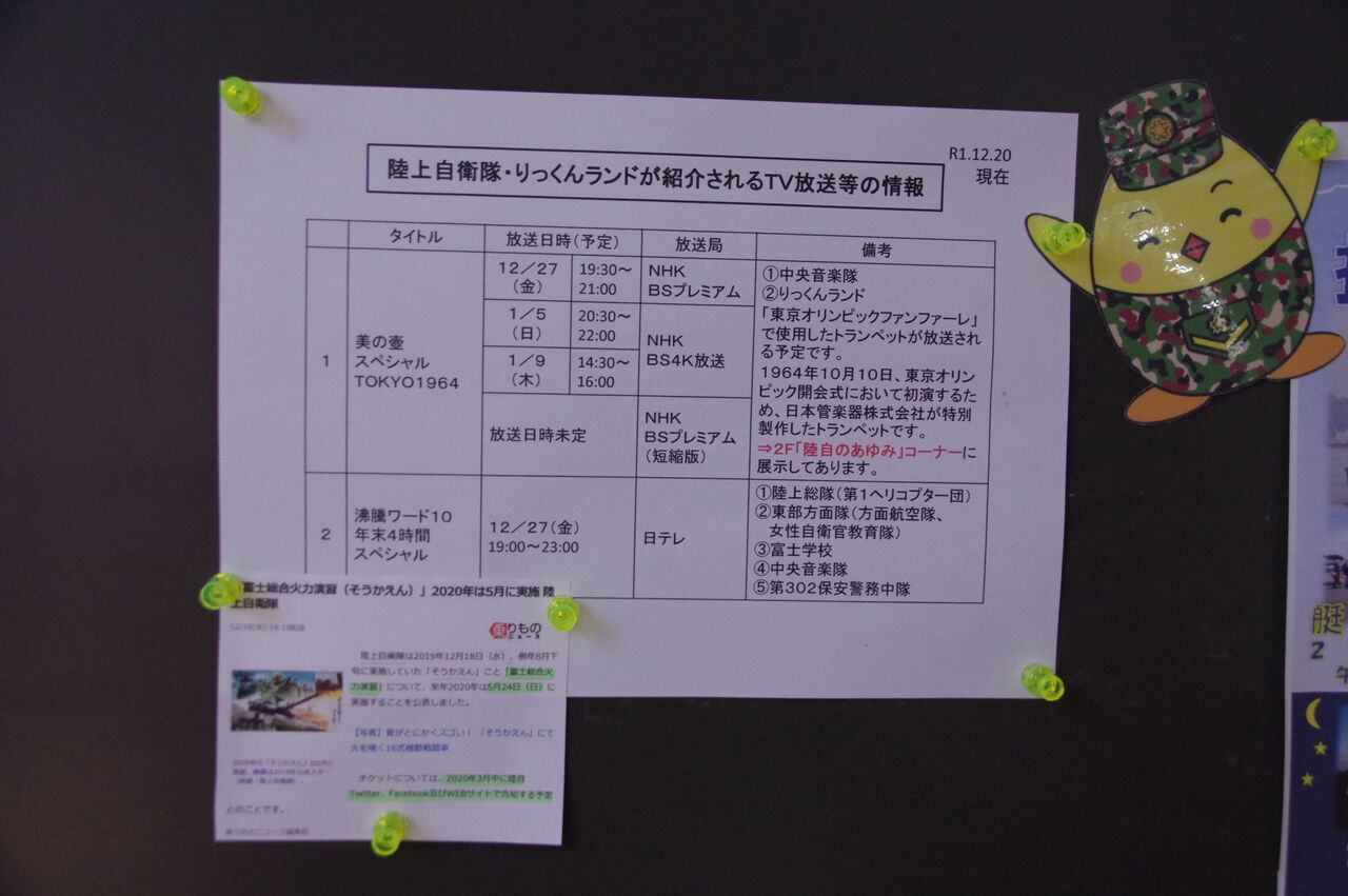 りっくんランド クリスマスコンサート19 中央音楽隊教育科学生演奏 陸自調査団派遣隊ブログ