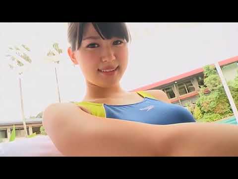 【動画】🤩競泳水着💖プールサイド💖スレンダー美女💛グラビア