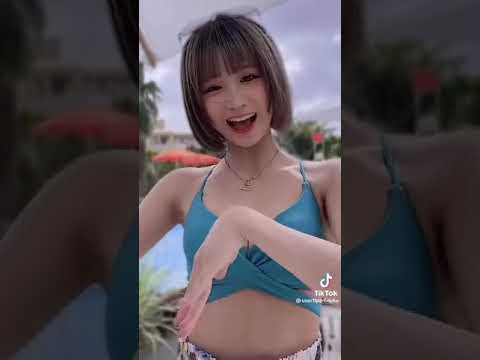 【動画】ティックトック水着動画 #水着 #海 #アイドル #おっぱい #えろい