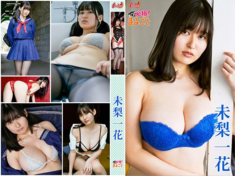 【グラビアアイドル】【巨乳】【網タイツ】必撮！まるごと☆未梨一花