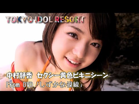 【動画】中村静香 Shizuka Nakamura「しずかな視線」セクシー黄色ビキニシーン グラビア