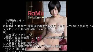 【動画】Hカップ美少女グラドル・RaMuが「おっぱいマッサージ」で悶絶！