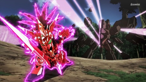 SDガンダムワールドヒーローズ 第8話 感想 ネタバレ 389