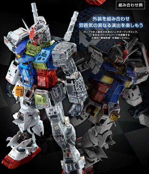 PG UNLEASHED ガンダム用クリアカラーボディ_05