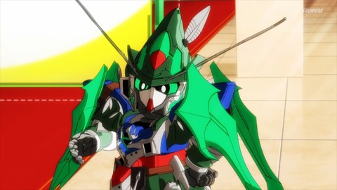 SDガンダムワールドヒーローズ 第8話 感想 ネタバレ 752
