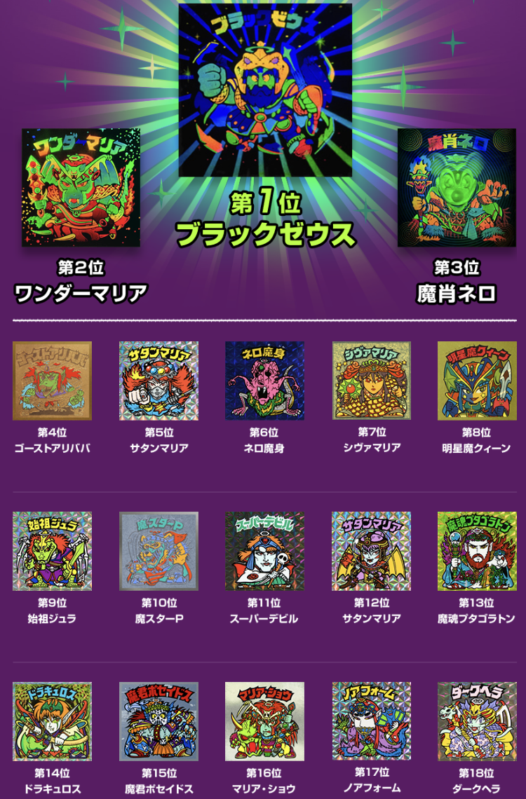 れています ヤフオク ３５周年記念 悪魔だらけのビックリマンチョコ ックリマン Shineray Com Br