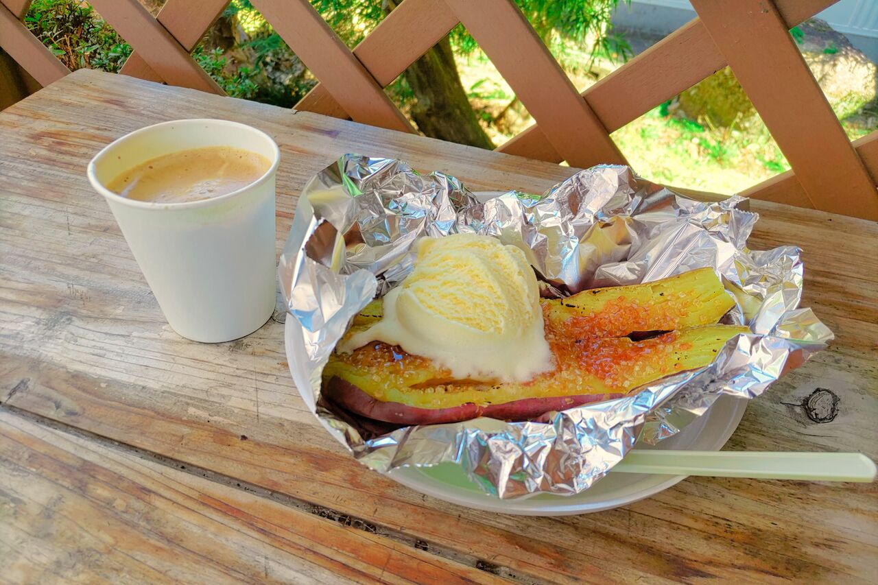 新店】ホクホクねっとりした焼き芋が美味しい！内津峠へ向かう