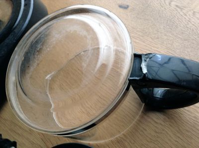 リユース コーヒーメーカーのポットを分解して化粧コットン入れに 90歳の自分との対話