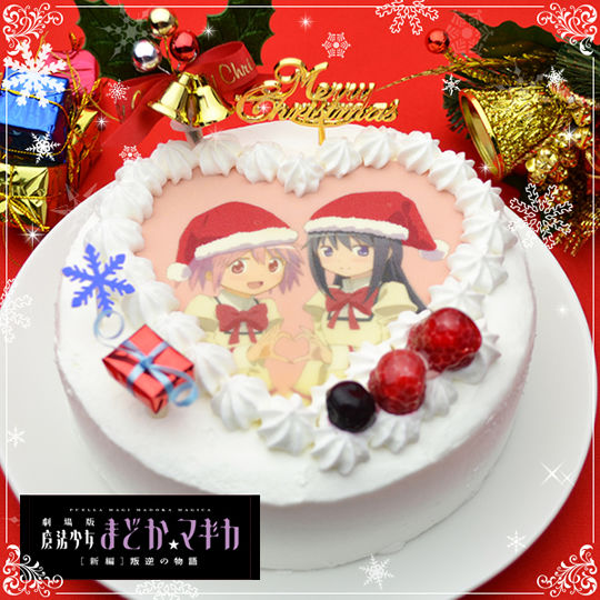 魔法少女まどか☆マギカ外伝2020年限定クリスマスケーキ特大缶バッジ 魔法少女まどか☆マギカ外伝2020年限定クリスマスケーキ特大缶