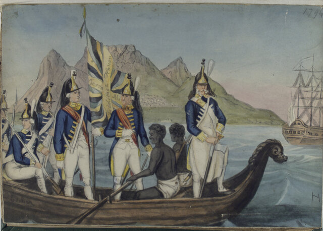 dutch-soldiers-in-a-boat-with-slaves
