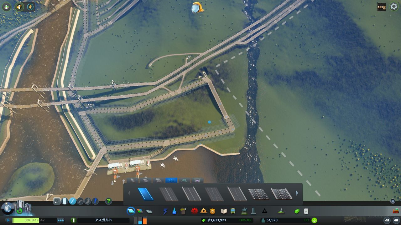 Cities Skylines 災害と戦うまちづくり その8 ぎゃらくしぃと銀河工房