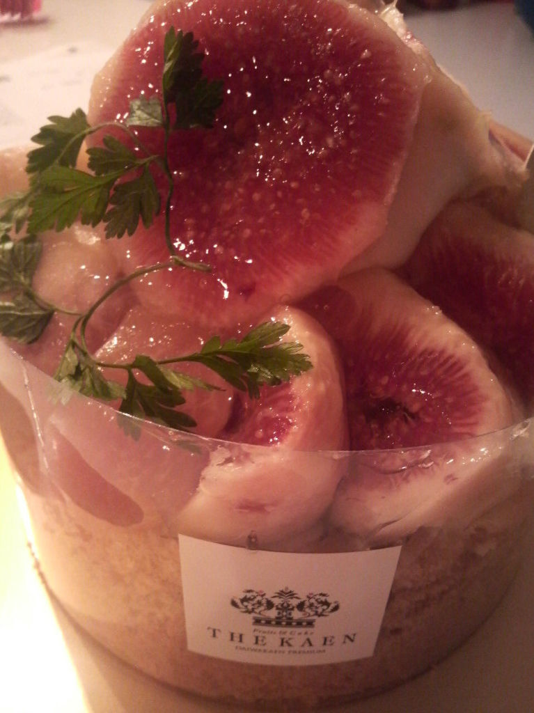 無花果のケーキ なんば高島屋 黒門市場 プラチナ生活 With アメックス American Express Platinum Card