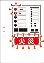 火報、表示機