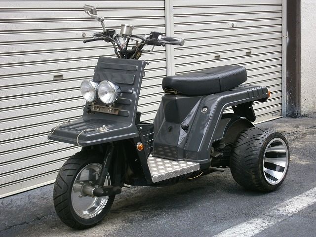 軽二輪登録に最適！ジャイロX用カスタムロングシート : SPUNKYSのblog