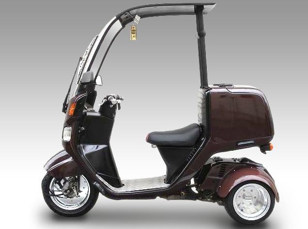 ホンダ ジャイロキャノピー全車適合 フロントサスペンション (赤黒) 二