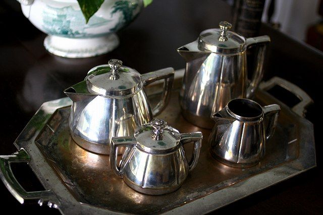 Adie Brothers】 ART DECO ティーケトル アール・デコ 工芸品