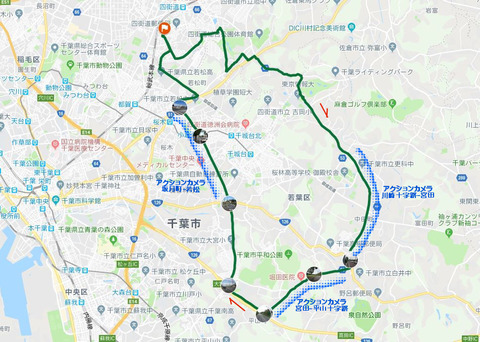 地図矢印