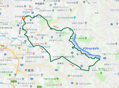 地図矢印