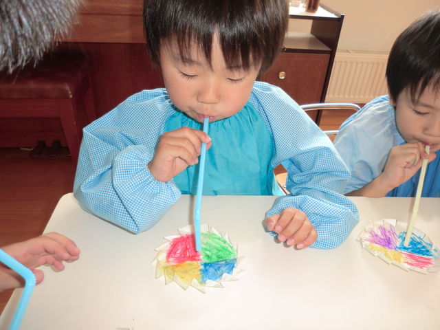 黄色バッチさんの様子 八雲マリア幼稚園日記