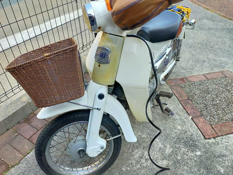 リトルカブにカゴを設置 リトルカブのある生活