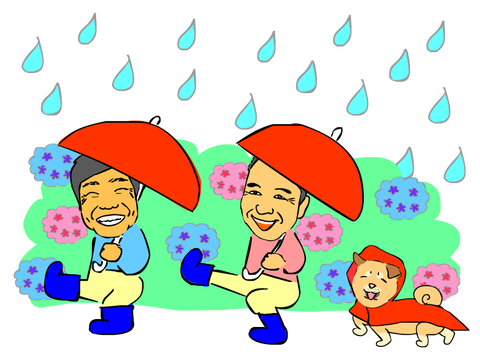 石原さん神田さん梅雨