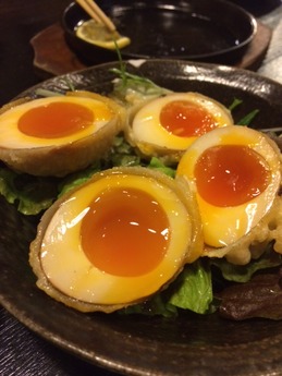 博多一番とり八代 煮玉子天ぷら