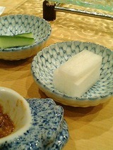 海馬 胡瓜と大根