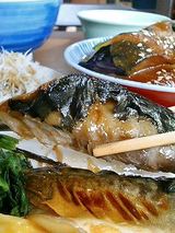 たからや食堂 サバ塩焼き(400円)