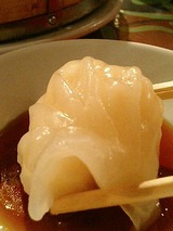 上海食亭 蝦蒸し餃子(480円)