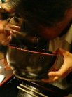 男です!スープも飲むと言ってます池っち!