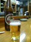 やっぱビールですな