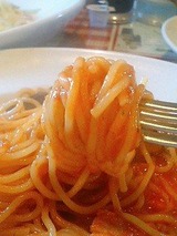 モッチモパスタ トマトソースのパスタ