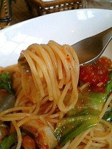 ボルカノ トマト風味スパゲティ(1350円)