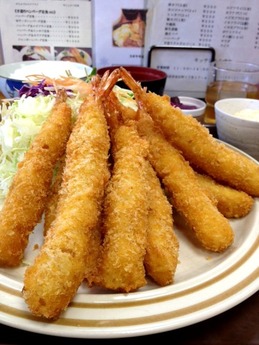 よろずや エビフライデラックス 1000円