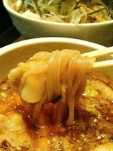 忍庭 ラー油肉つけそば 800円