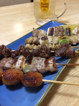酒夢来 焼鳥盛合せ 800円