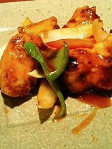 ピリ辛酢豚