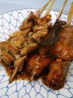 とん焼き・肝焼き(各1本70円)