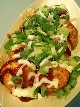 たこ焼き(ネギのせ)ソース&マヨネーズ