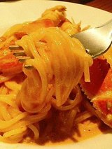 ポコポコぺぺ ズワイガニのトマトクリーム(1500円)