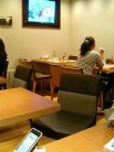 Flat cafe テーブル席