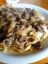今里 焼そば(大)具だくさん卵 850円