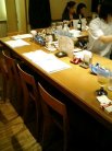 カウンターのみの店内