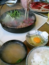 牛すき定食(3150円)
