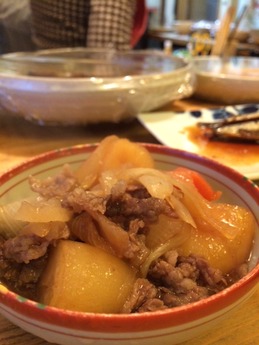 山桜 肉じゃが